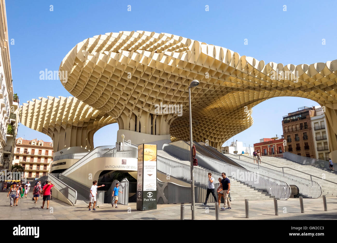 Metropol Parasol, Séville, Espagne, à la place de La Encarnacion,  champignons. Séville, Andalousie, Espagne Photo Stock - Alamy
