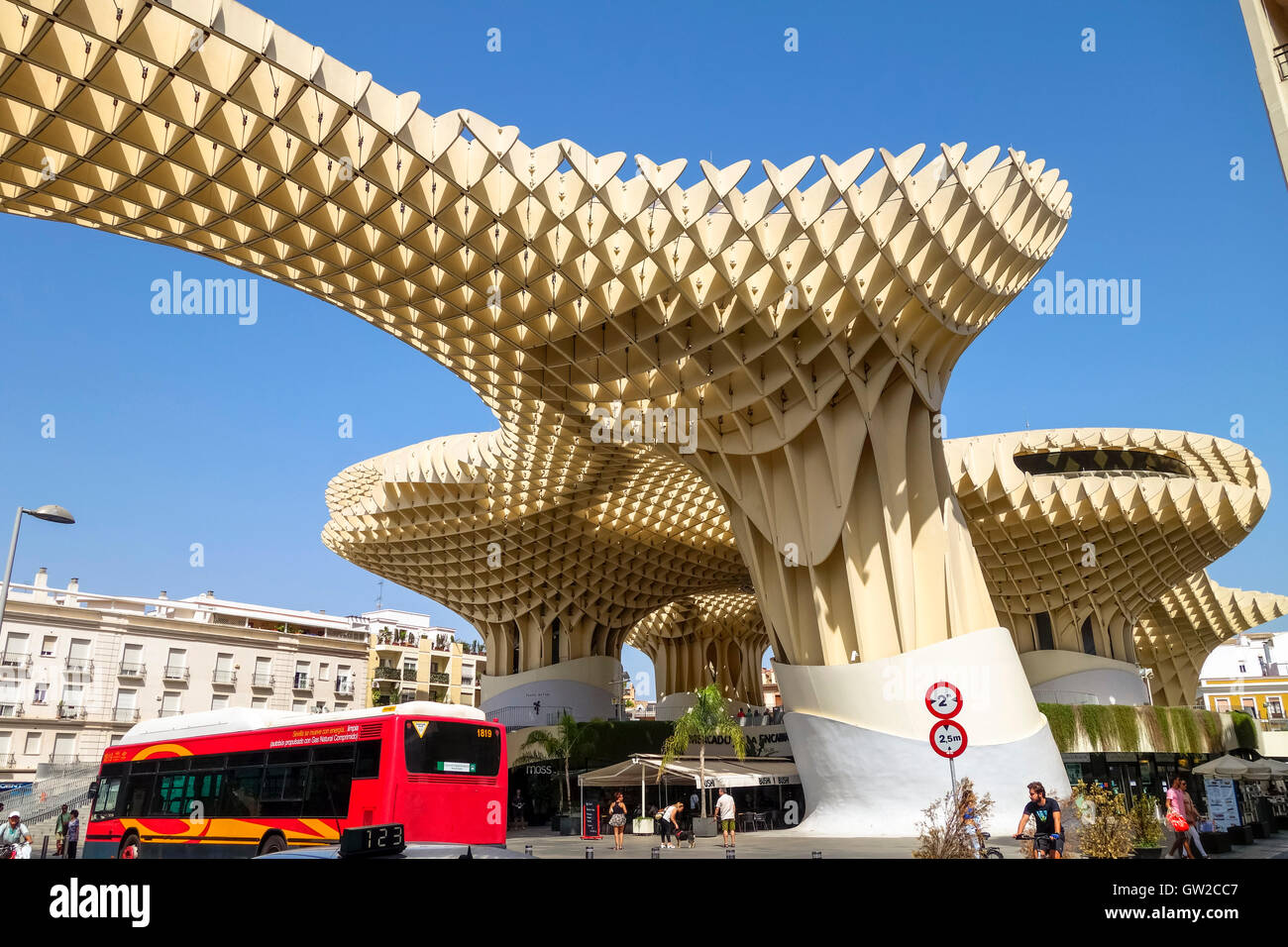 Metropol Parasol, Séville, Espagne, à la place de La Encarnacion, champignons. Séville, Andalousie, Espagne Banque D'Images