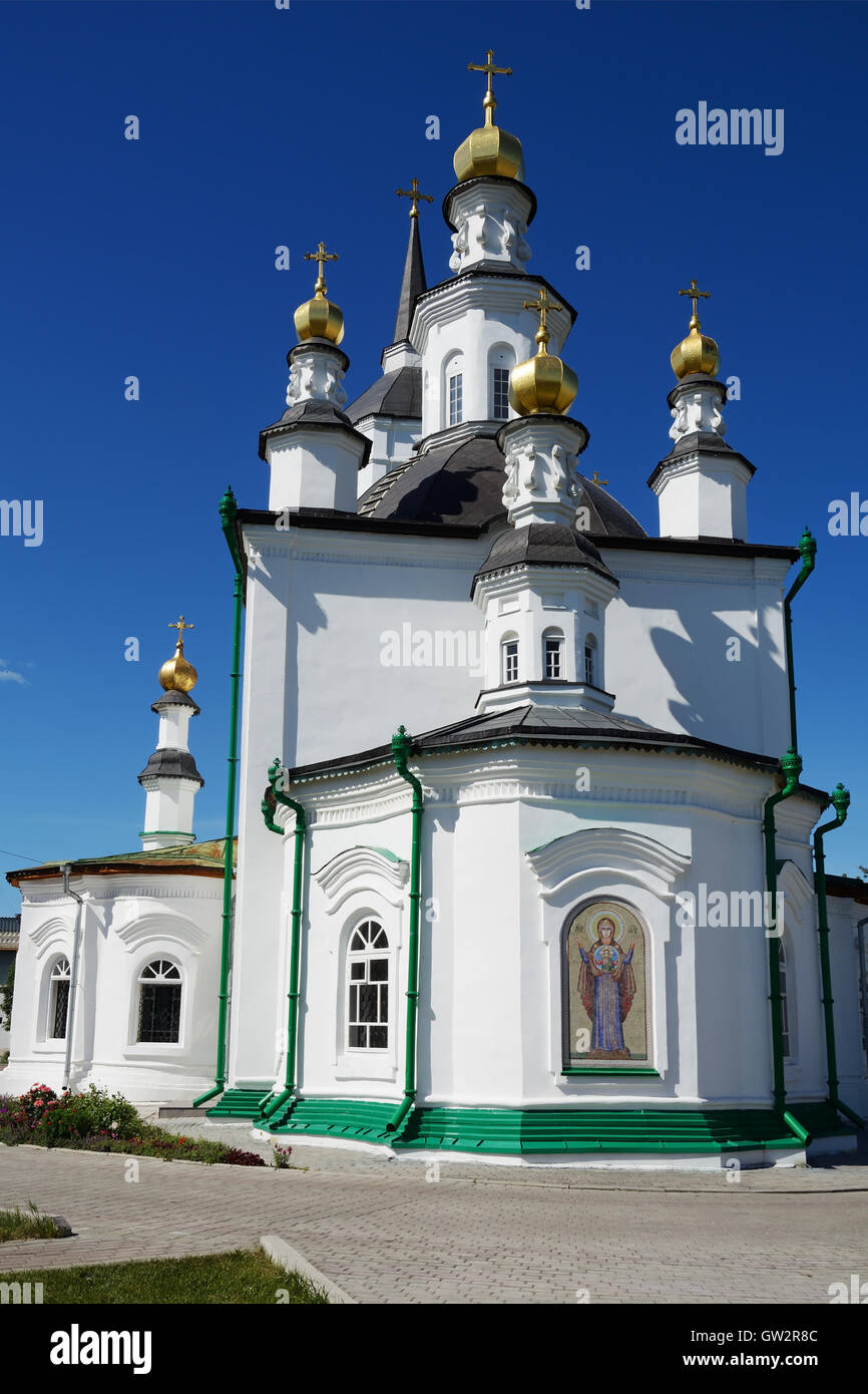 Tomsk, Église de Kazan monastère vierge mâle-Alexis Banque D'Images