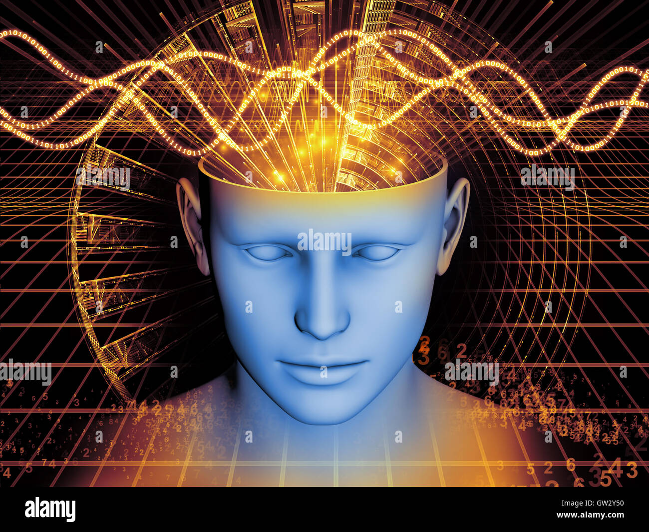 Émergence de l'esprit Banque D'Images