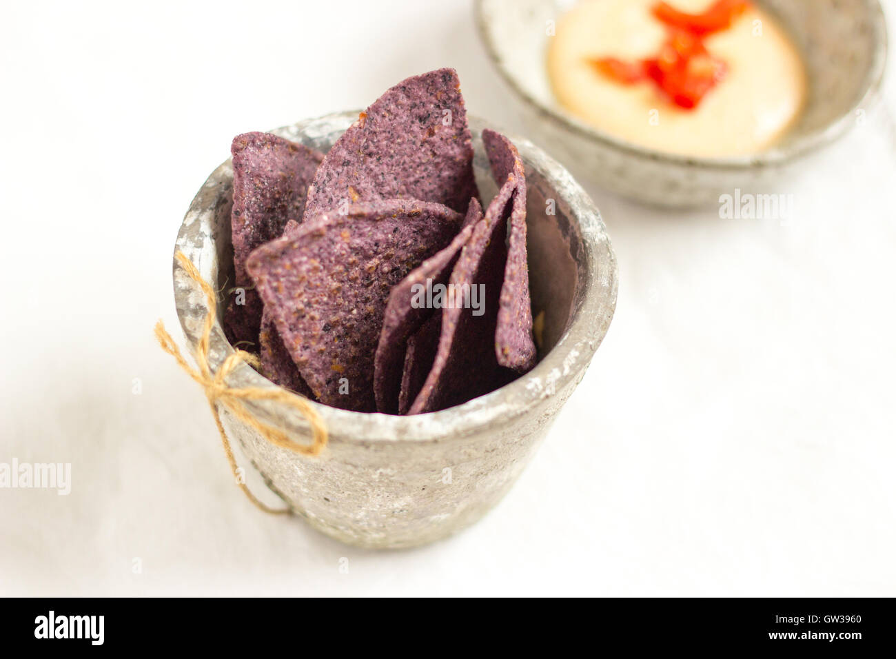 Chips tortilla Banque D'Images