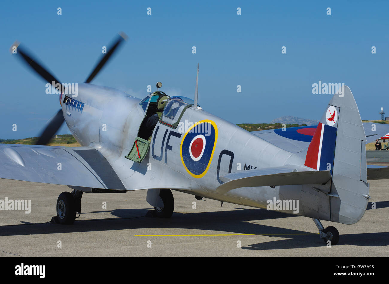 Vickers Supermarine Spitfire Mk LF IXe, MK356, RAF BBMF Banque D'Images