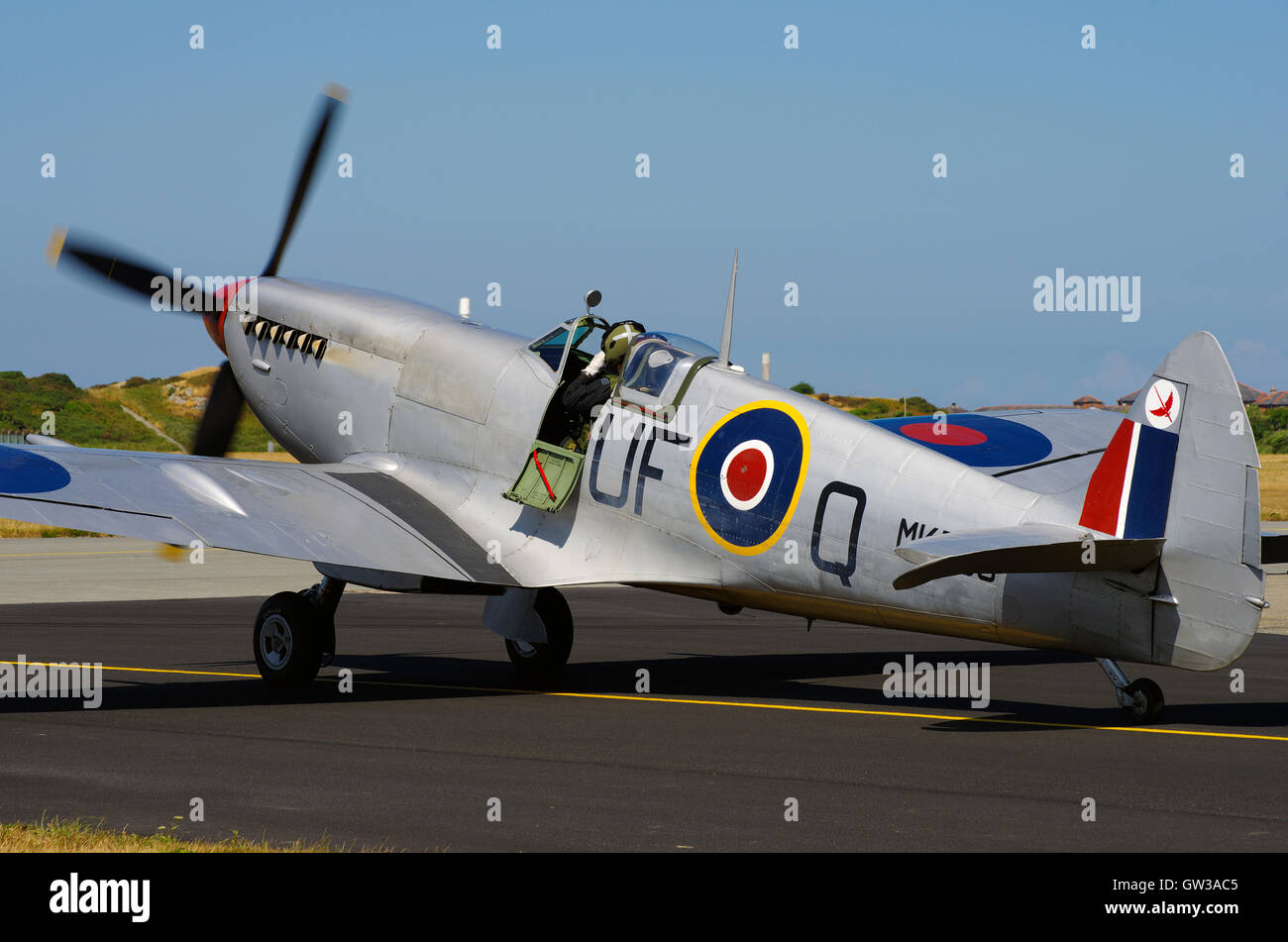 Vickers Supermarine Spitfire Mk LF IXe, MK356, RAF BBMF Banque D'Images