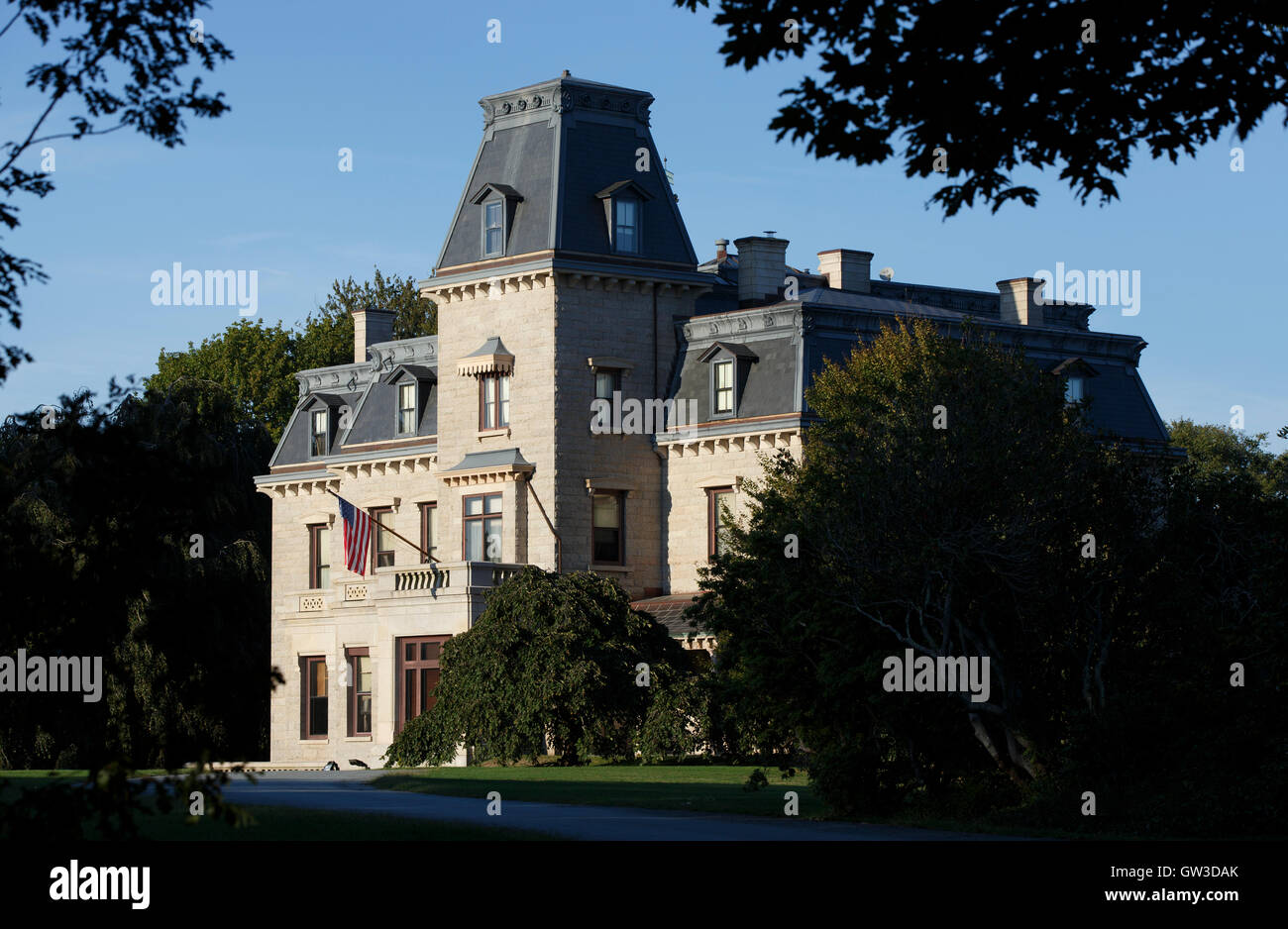 Chateau-sur-Mer Hôtel particulier, Newport, Rhode Island Banque D'Images