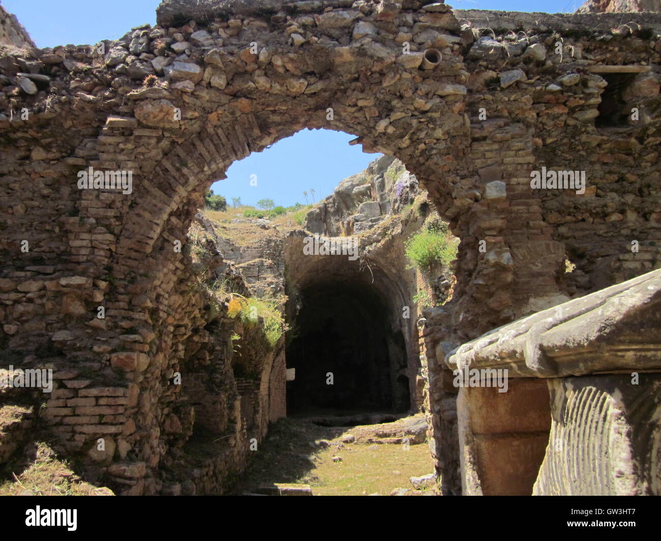 Les Sept Dormants ( 'Compagnons de la grotte") d'Éphèse, Turquie Banque D'Images