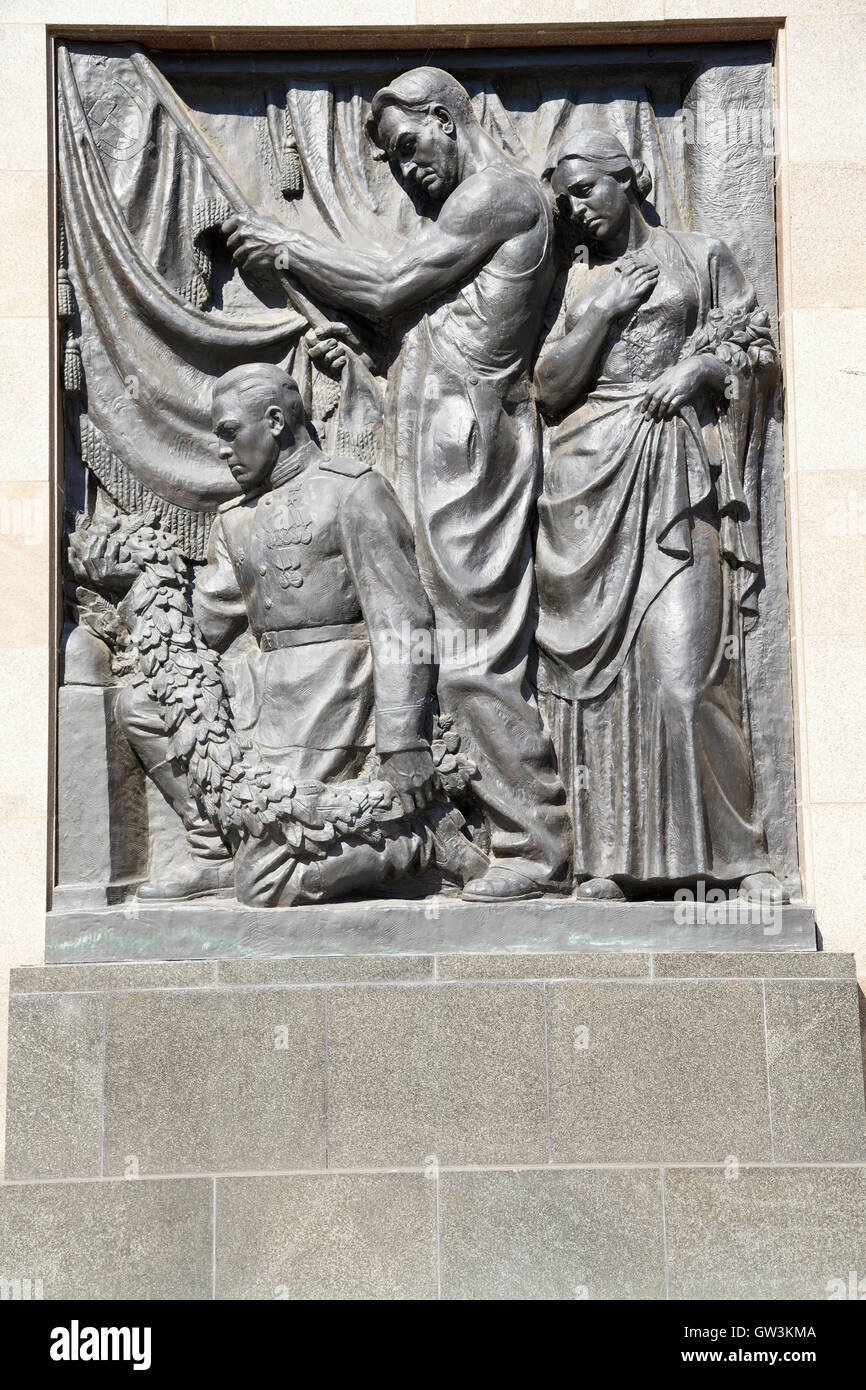 Monument commémoratif de guerre soviétique, Schönholzer Heide, Pankow, Berlin, Allemagne Banque D'Images