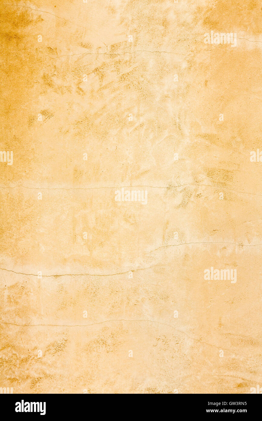 Ancien rustique stucco wall or texture de fond verticale en détresse Banque D'Images