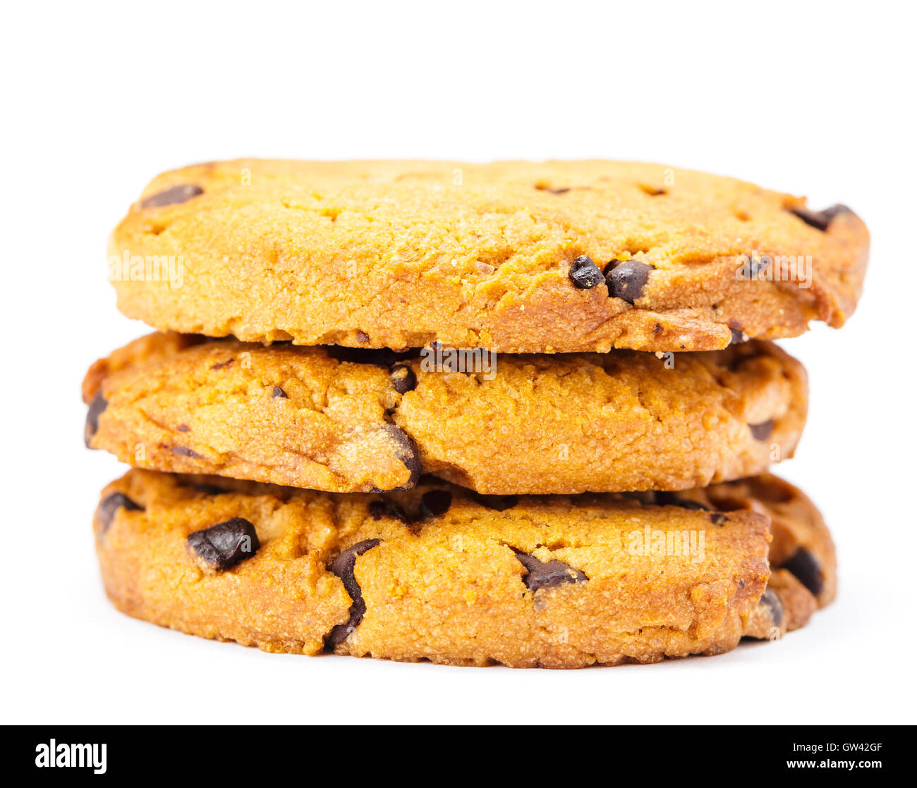 Les cookies au chocolat Banque D'Images