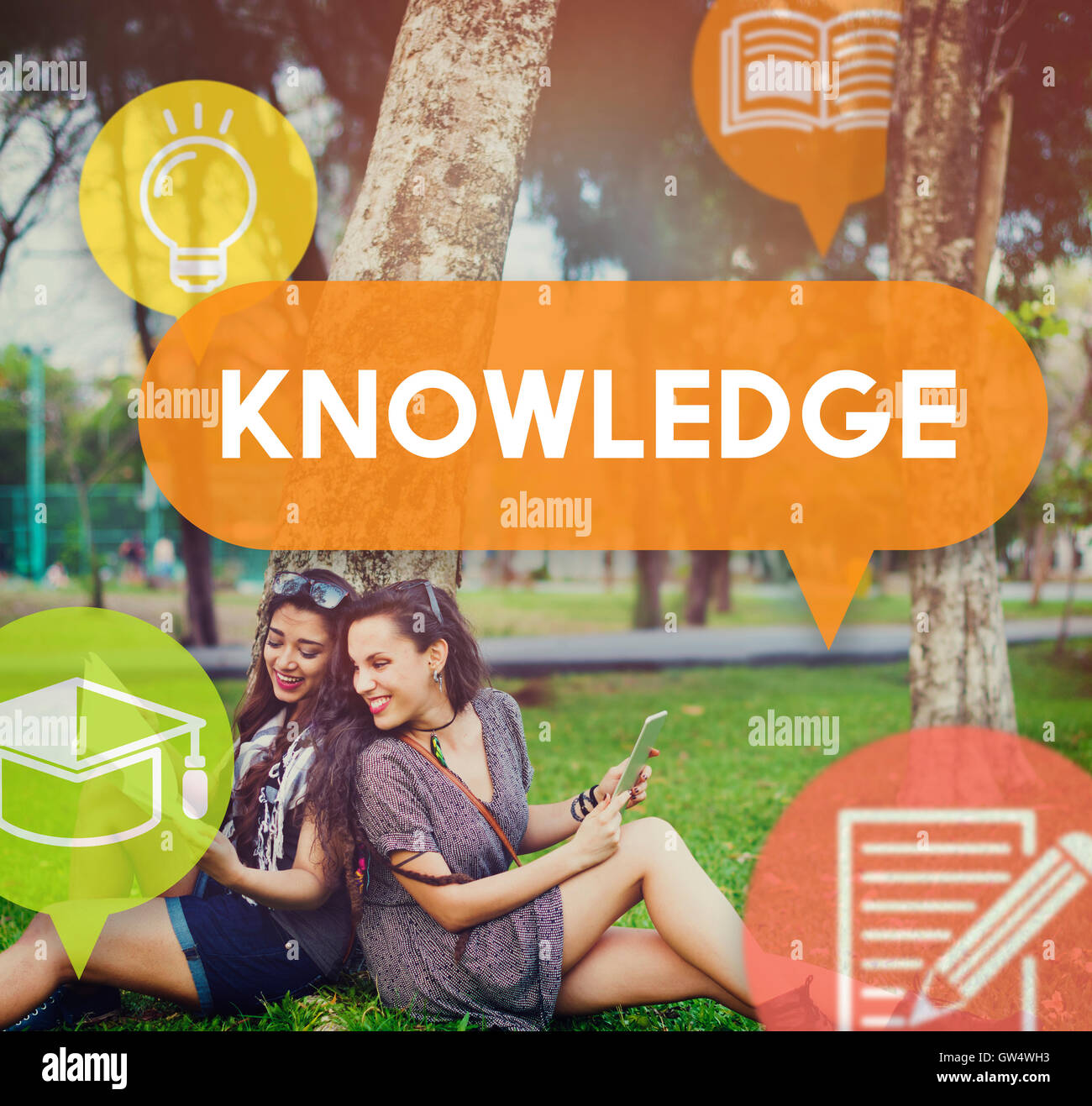 L'éducation d'alimentation connaissances Concept Insight Carrière Banque D'Images