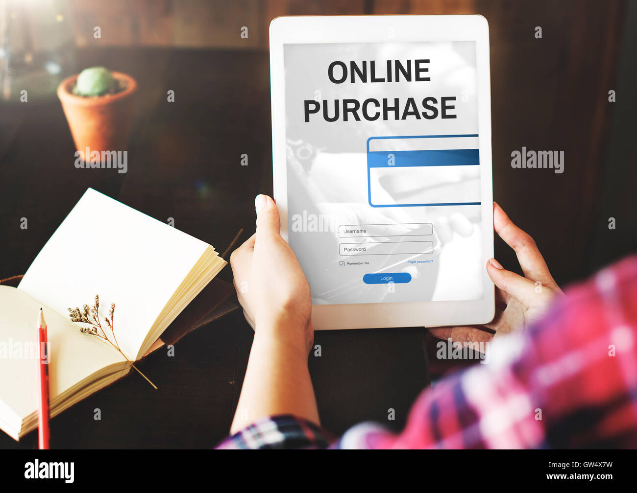Achat en ligne achat sur Internet notion de commerce électronique Banque D'Images Achat en ligne achat sur Internet notion de commerce électronique Banque D'Images