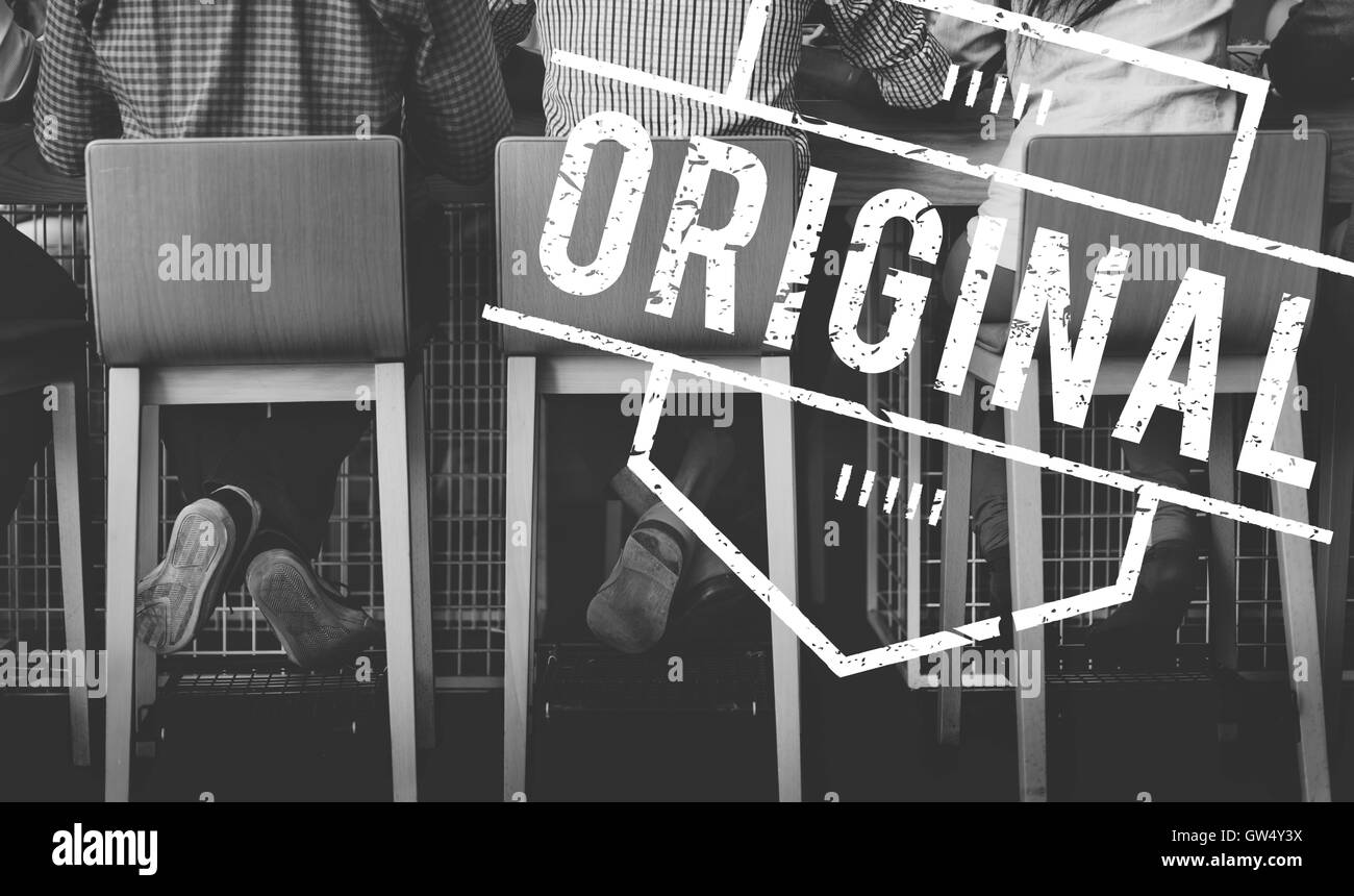 Marque d'origine produit brevet marque Concept Graphique Banque D'Images