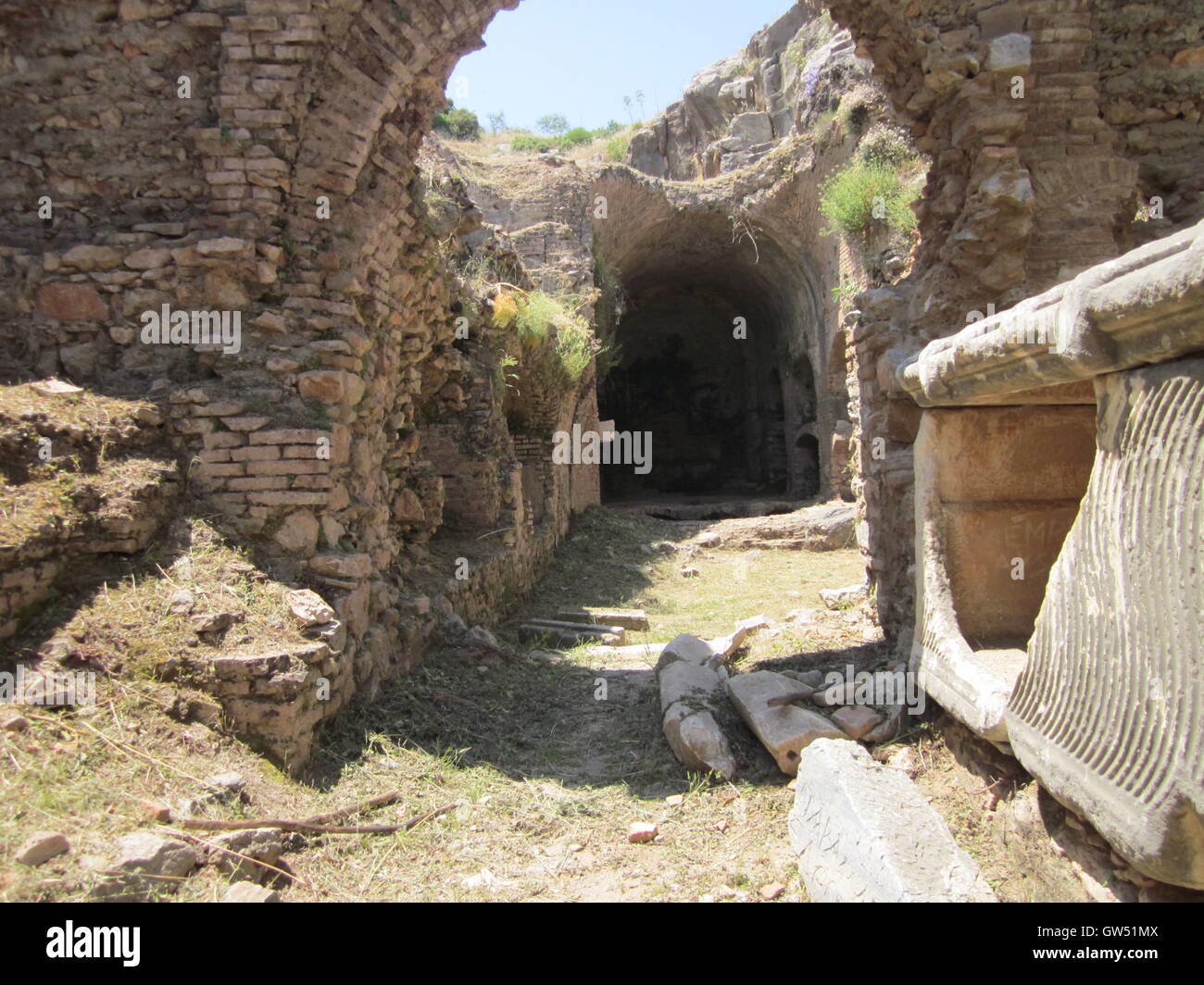 Les Sept Dormants ( 'Compagnons de la grotte") d'Éphèse, Turquie Banque D'Images