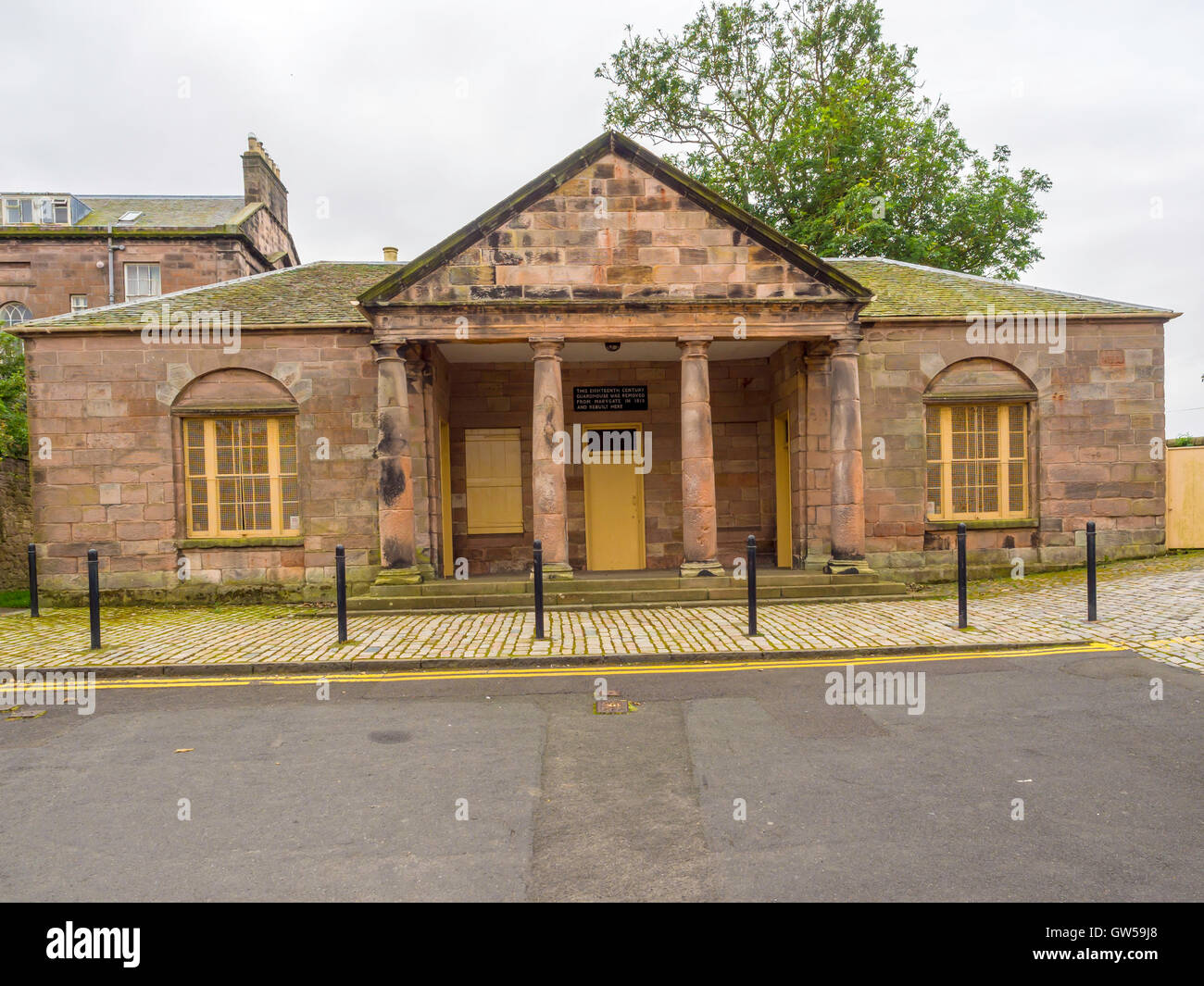 La protection principale de garde du 18ème siècle à Berwick-on-Tweed, est déplacé à l'emplacement actuel de la rue du Palais en 1815, maintenant un musée Banque D'Images La protection principale de garde du 18ème siècle à Berwick-on-Tweed, est déplacé à l'emplacement actuel de la rue du Palais en 1815, maintenant un musée Banque D'Images