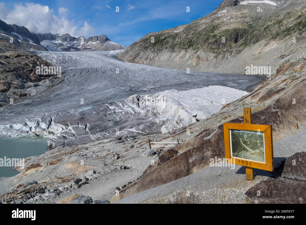 Rhone glacier Banque de photographies et d'images à haute résolution - Alamy
