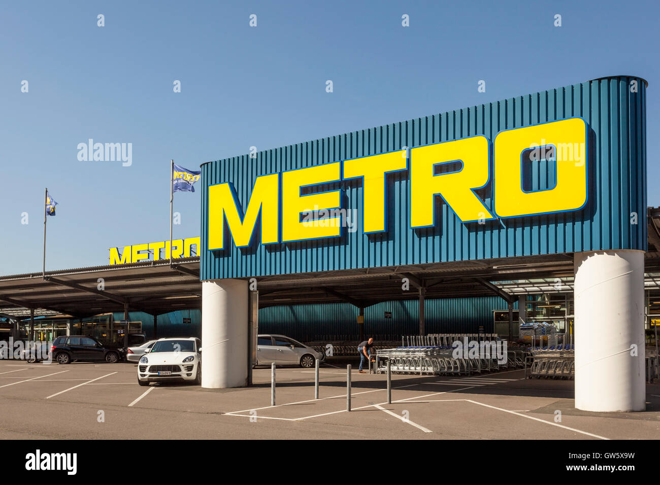 Magasin METRO à Siegen, Allemagne Banque D'Images