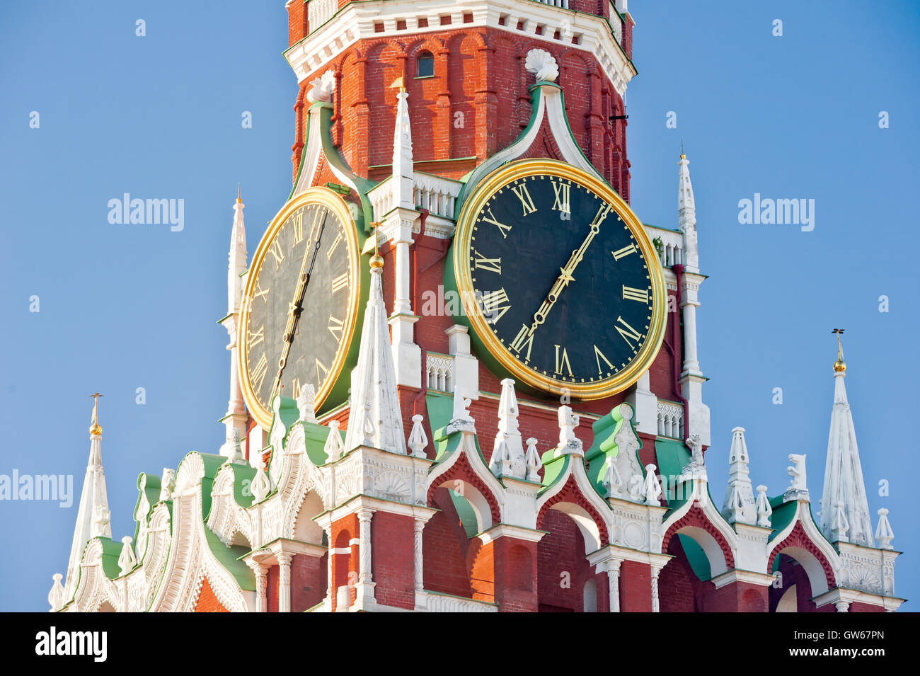 Composez le Kremlin de Moscou Banque D'Images