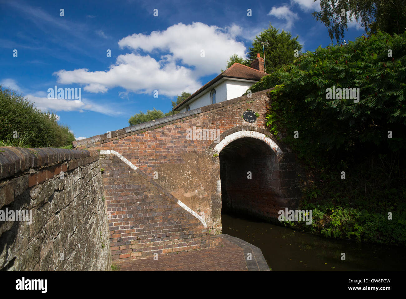 Trou de bourdons et de blocage du Canal Staffordshire Worcestershire Wombourne South Staffordshire England UK Banque D'Images