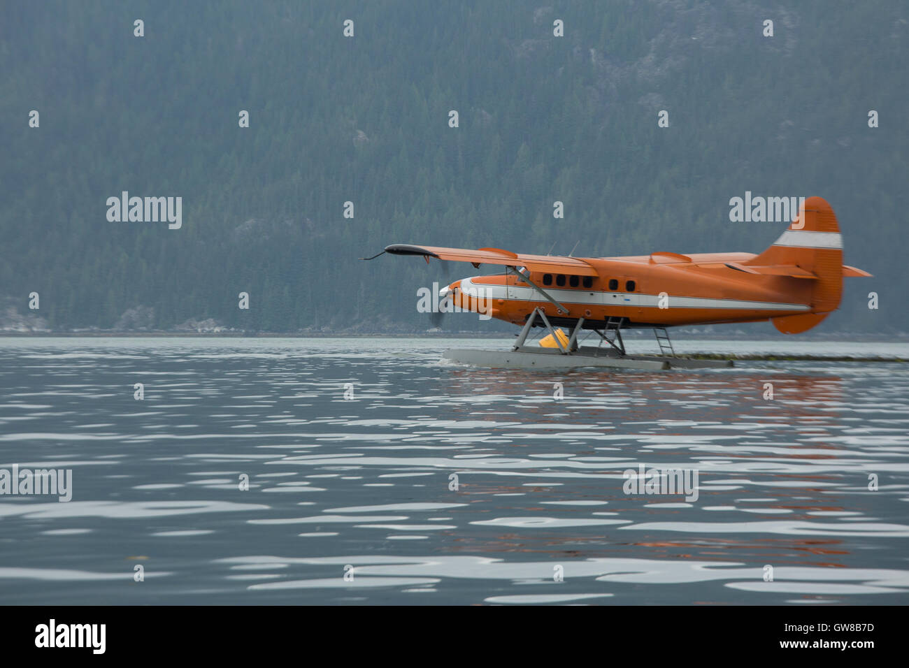 Sea plane sur l'eau Banque D'Images