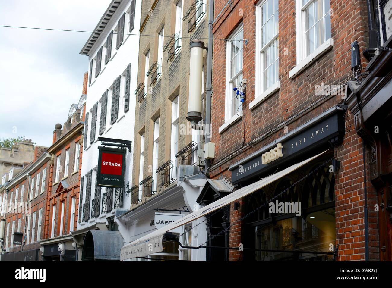 St Mary's Passage, Cambridge Banque D'Images