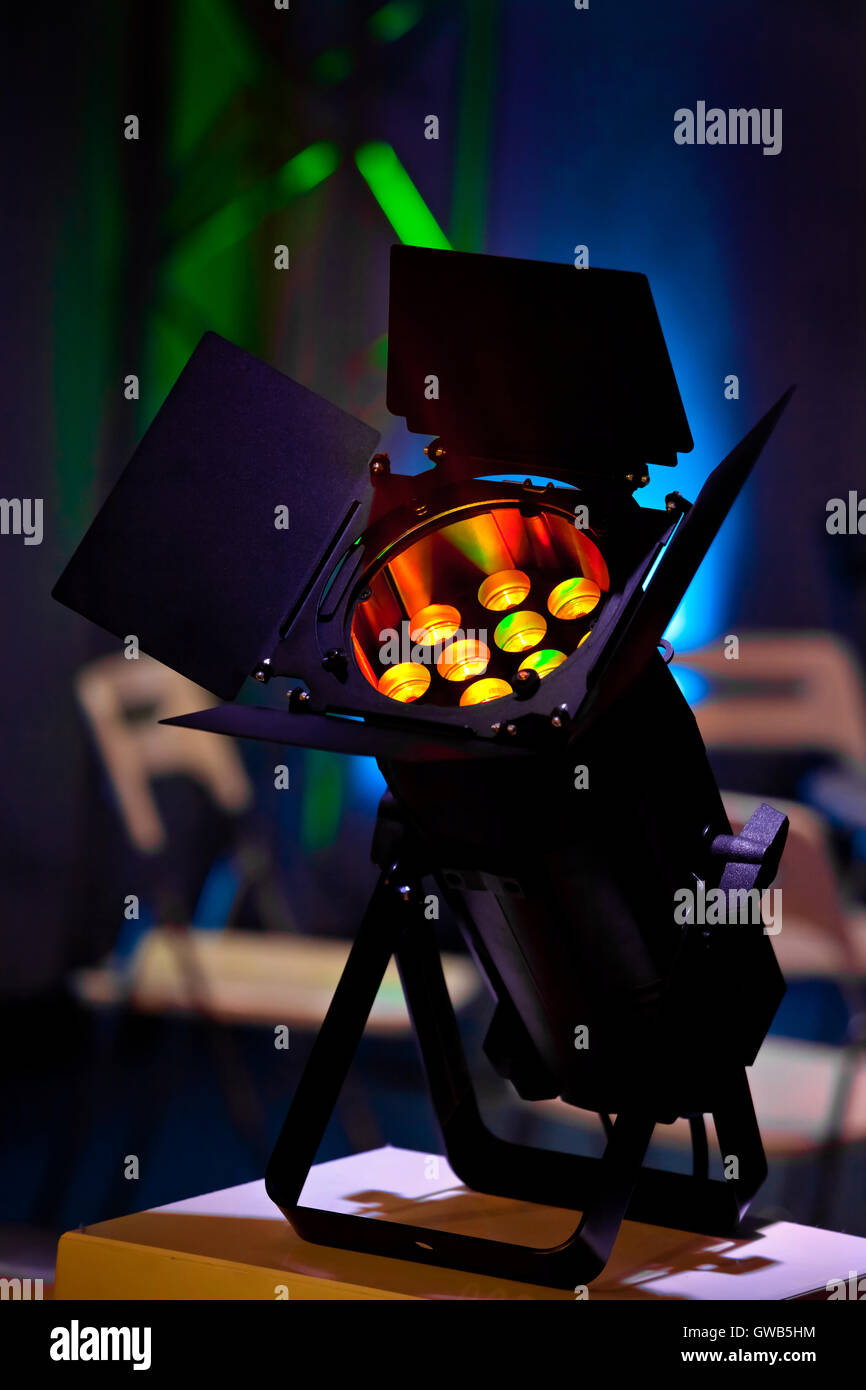 Pleins feux sur le concert Banque D'Images