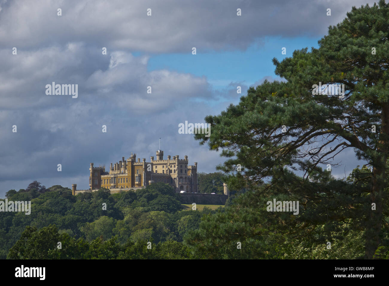 Château de Belvoir Leicestershire, Angleterre, Royaume-Uni Banque D'Images