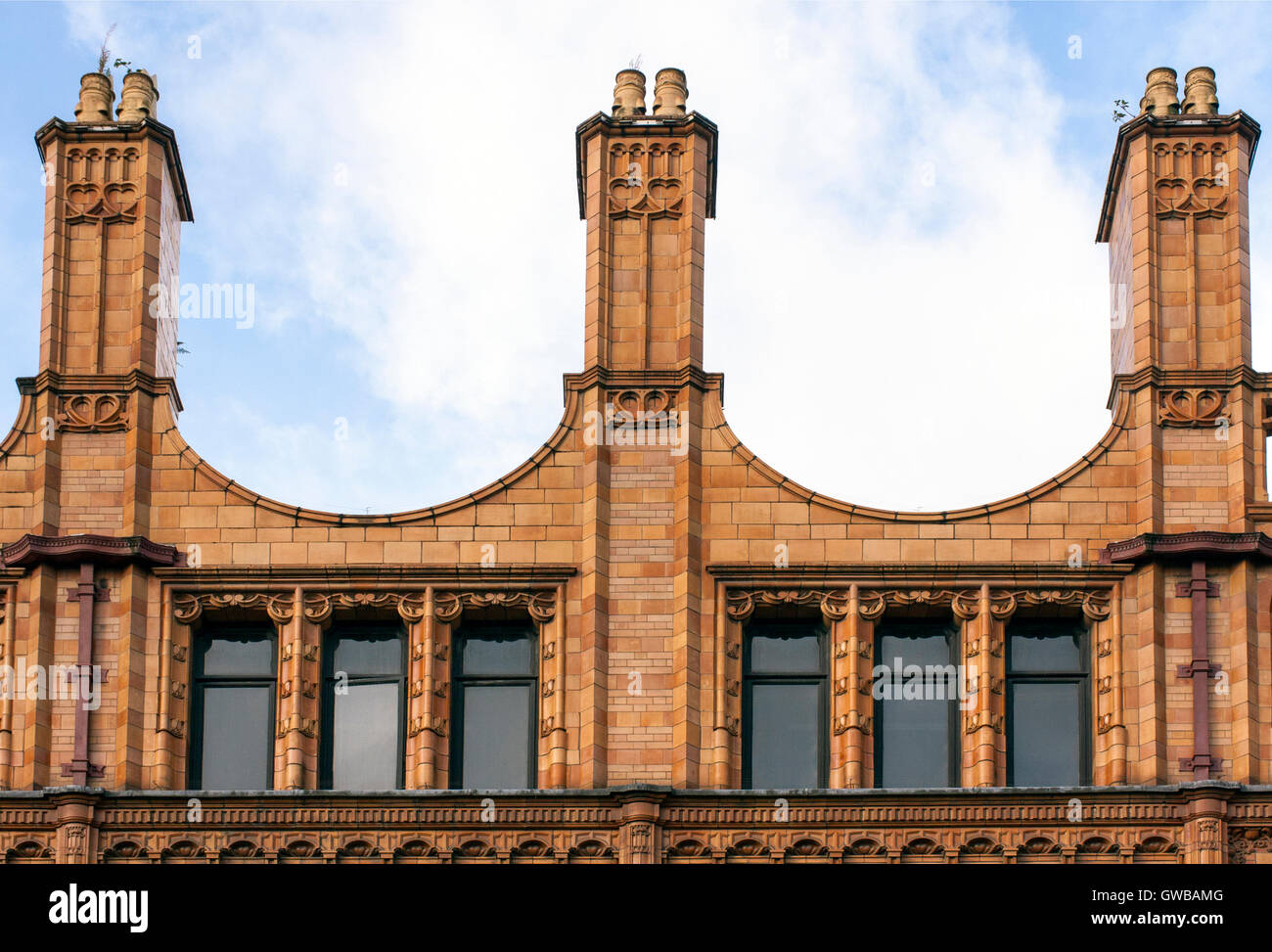 La Cour d'Oxford Oxford Street Manchester Banque D'Images