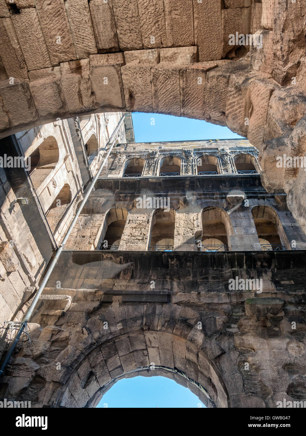Porta Nigra de Trèves en Allemagne de l'intérieur Banque D'Images