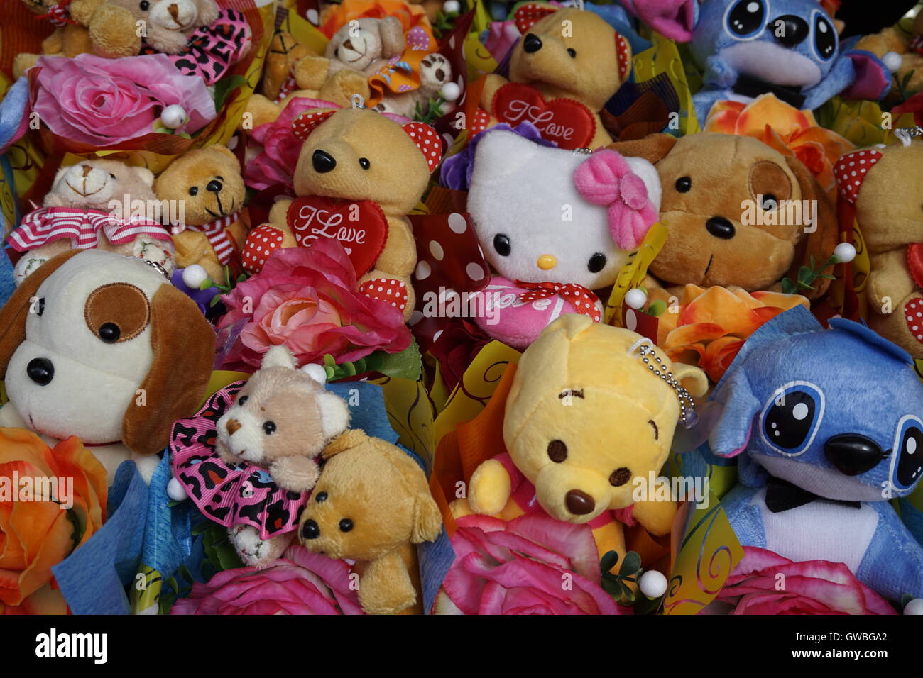 peluches mignons Banque D'Images