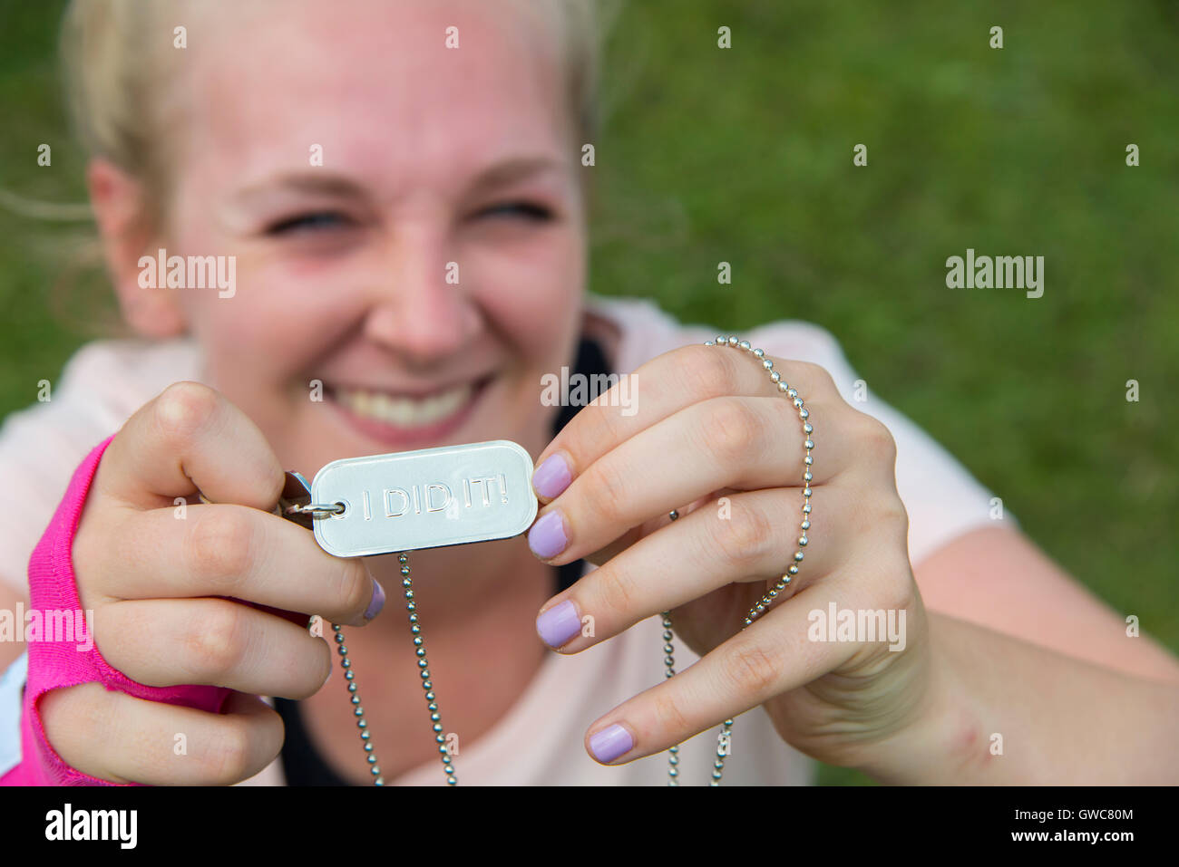 Je n'la course pour la vie Banque D'Images Je n'la course pour la vie Banque D'Images