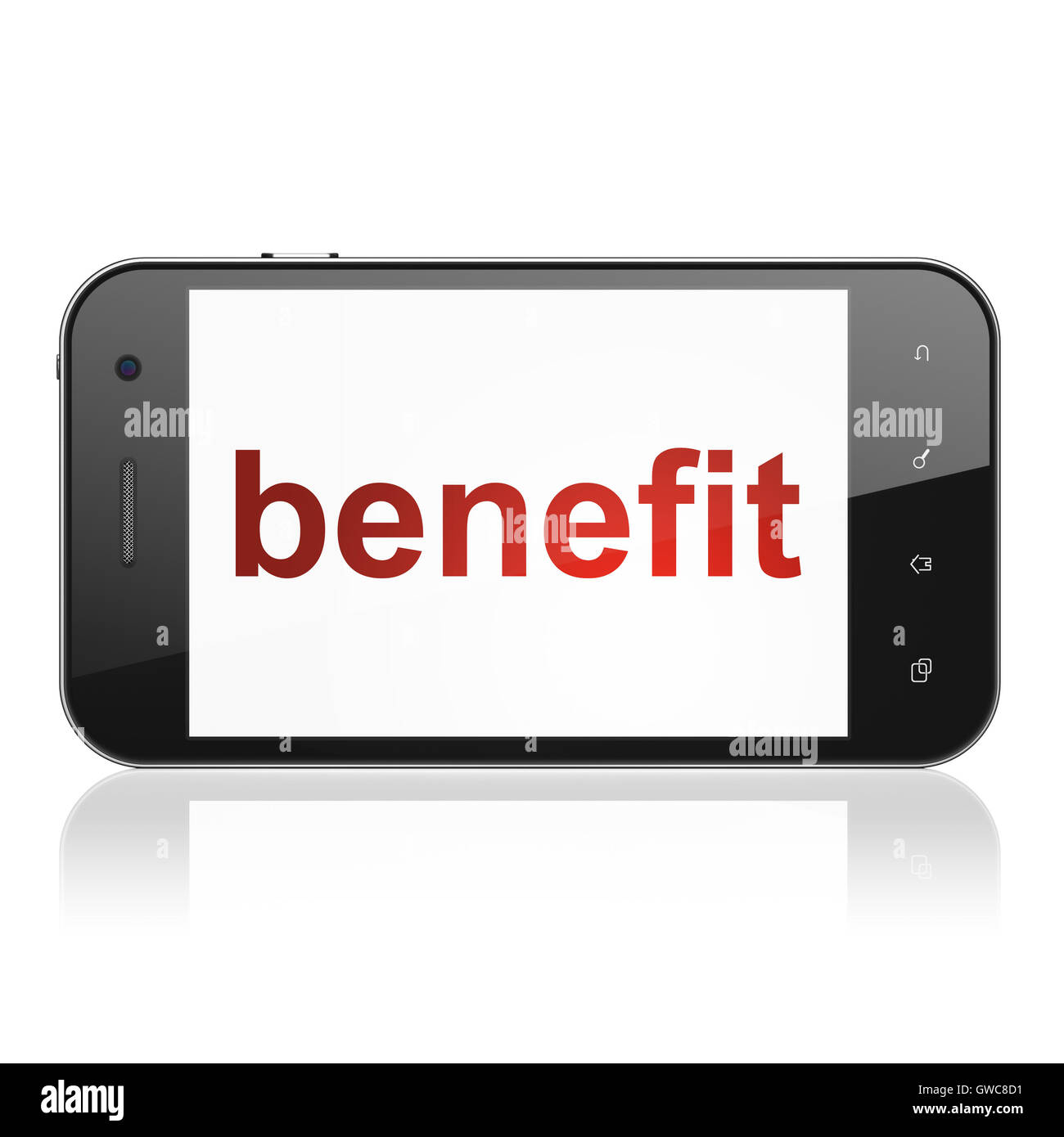 Finances concept : Profit sur smartphone Banque D'Images