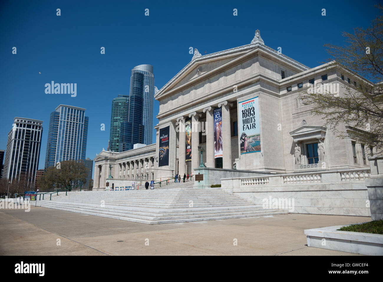 Field Museum au Museum Campus à Chicago Banque D'Images