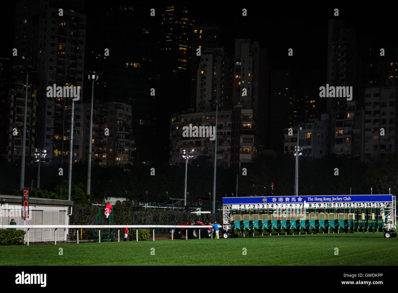 Hong Kong Jockey Club Happy Valley Racecourse Banque D'Images