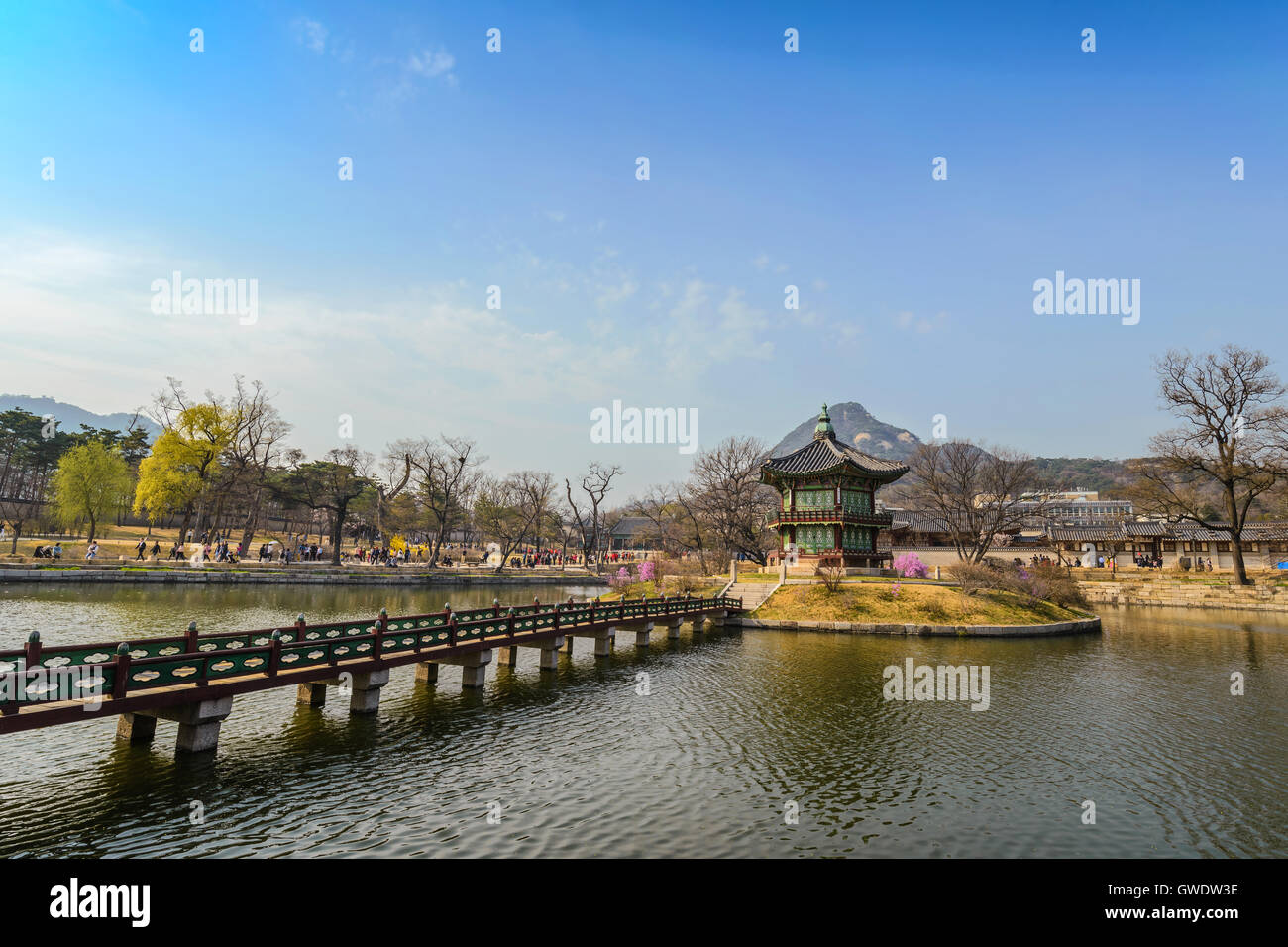 Gyeongbokgung, Séoul, Corée du Sud Banque D'Images