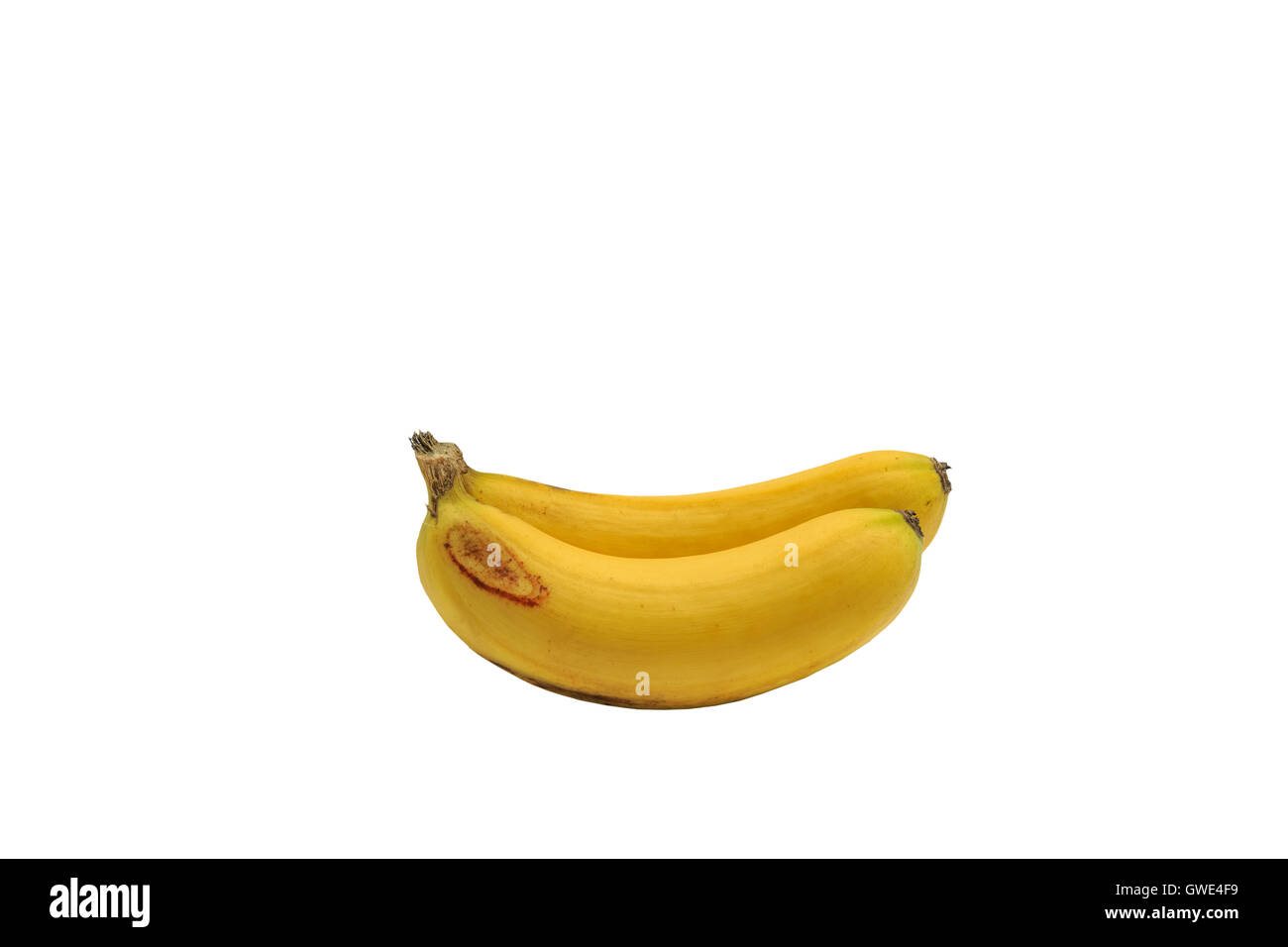 Fruit jaune banane est une espèce végétale de la banane. Il y a des variétés du fruit est riche en nutriments tels que les vitamines, Banque D'Images