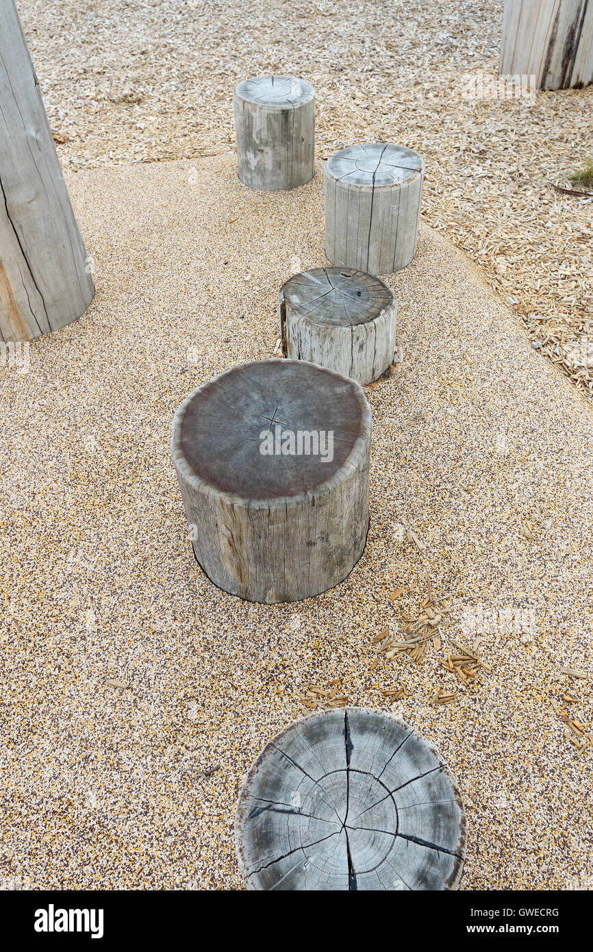 Connectez-vous des places pour jardin extérieur Banque D'Images