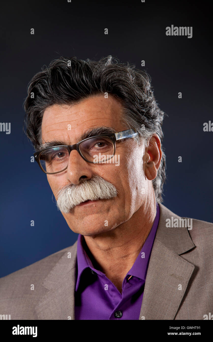 Kader Abdolah le Persian-Dutch, écrivain, poète et chroniqueur, à l'Edinburgh International Book Festival. Edimbourg, Ecosse. 29 août 2016 Banque D'Images