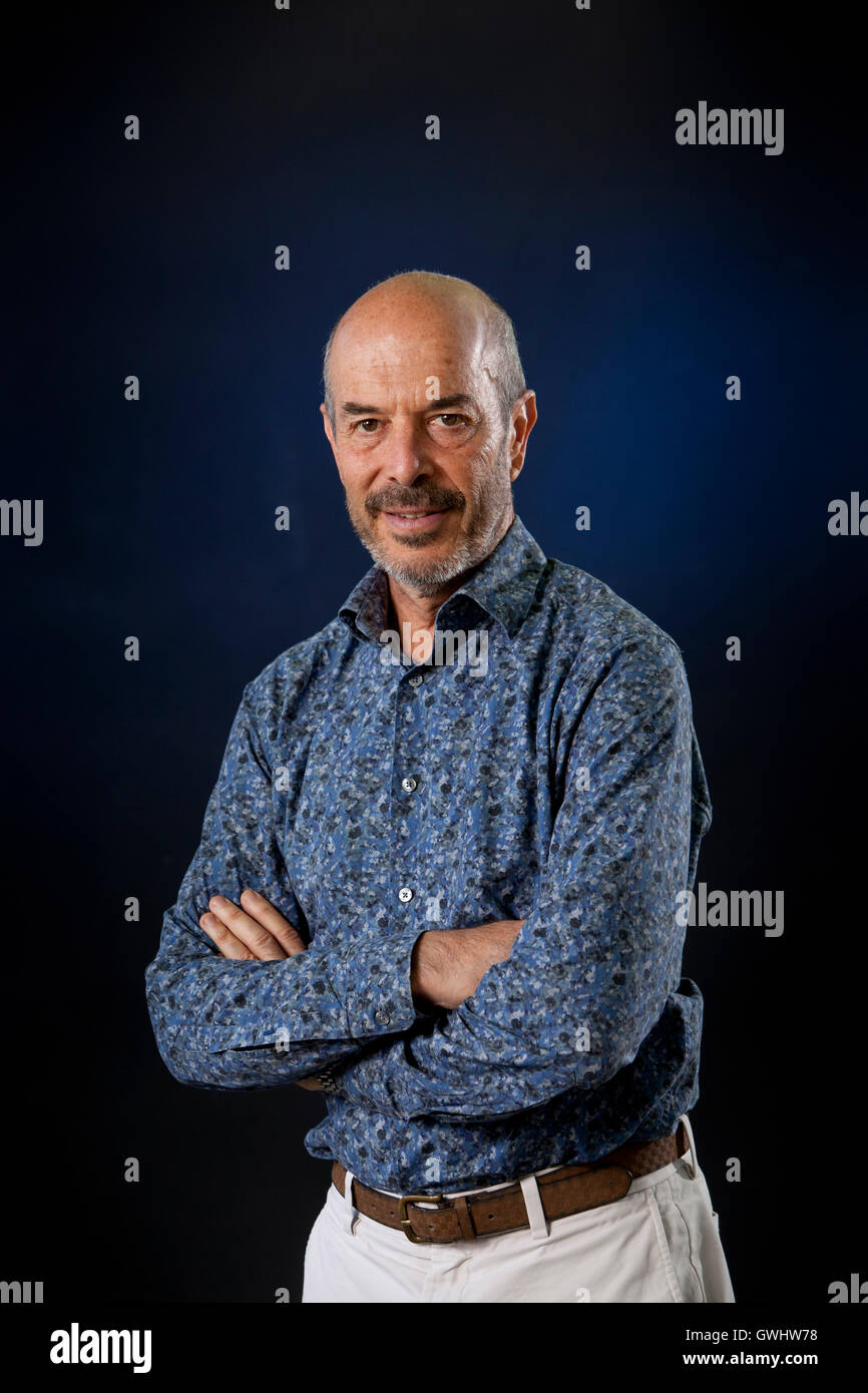 Ian Goldin, l'écrivain et professeur de la mondialisation et du développement, à l'Edinburgh International Book Festival. Edimbourg, Ecosse. 29 août 2016 Banque D'Images