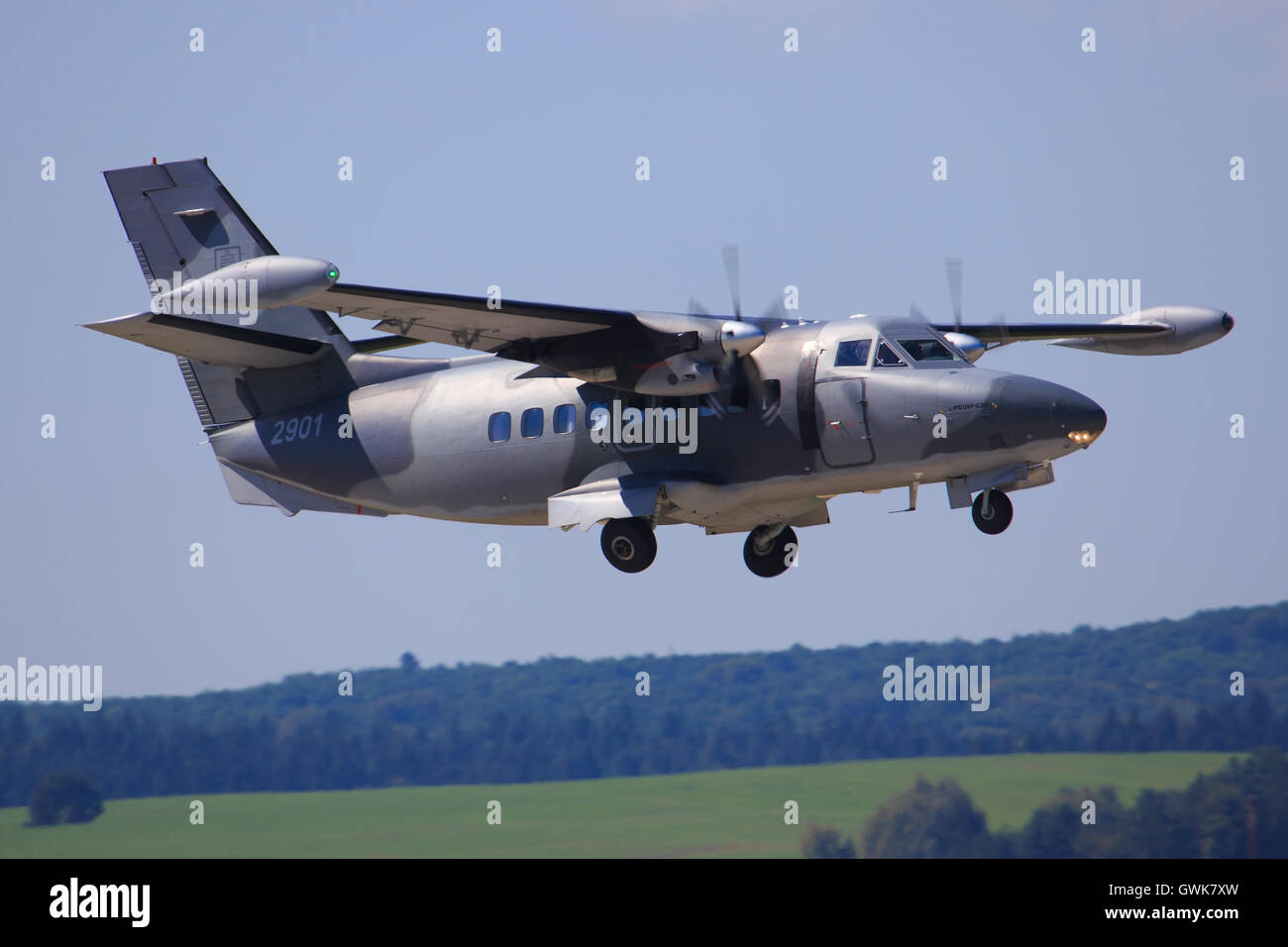 L41 LANCER avion de chasse à FAHI airshow à Sliac, Slovaquie Banque D'Images