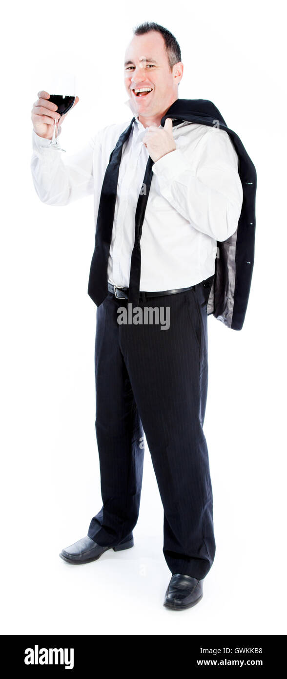 Caucasian businessman de 40 ans Banque D'Images