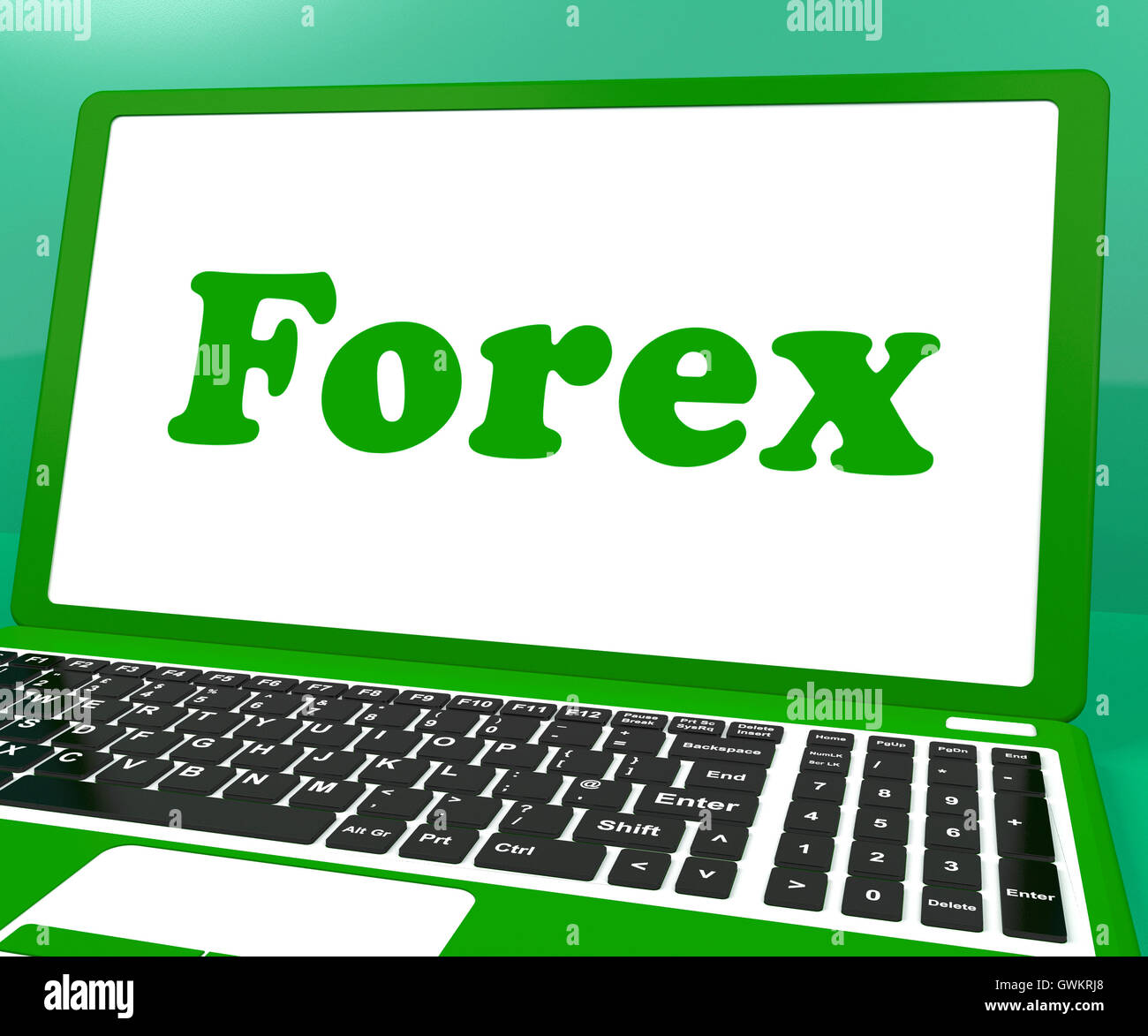Montre portable forex trading de devises ou de change Banque D'Images