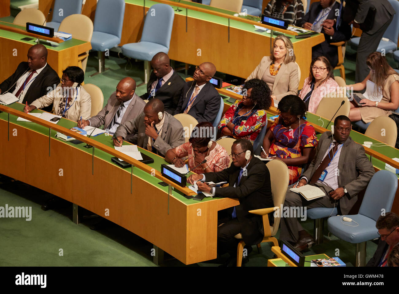 New York, États-Unis. 13 Sep, 2016. S.e. M. Mogens Lykketoft, Président de la 70e session de l'Assemblée générale des Nations Unies. Derniers mots offre à la clôture de la session au siège DES NATIONS UNIES, New York. Credit : Mark J Sullivan/Pacific Press/Alamy Live News Banque D'Images