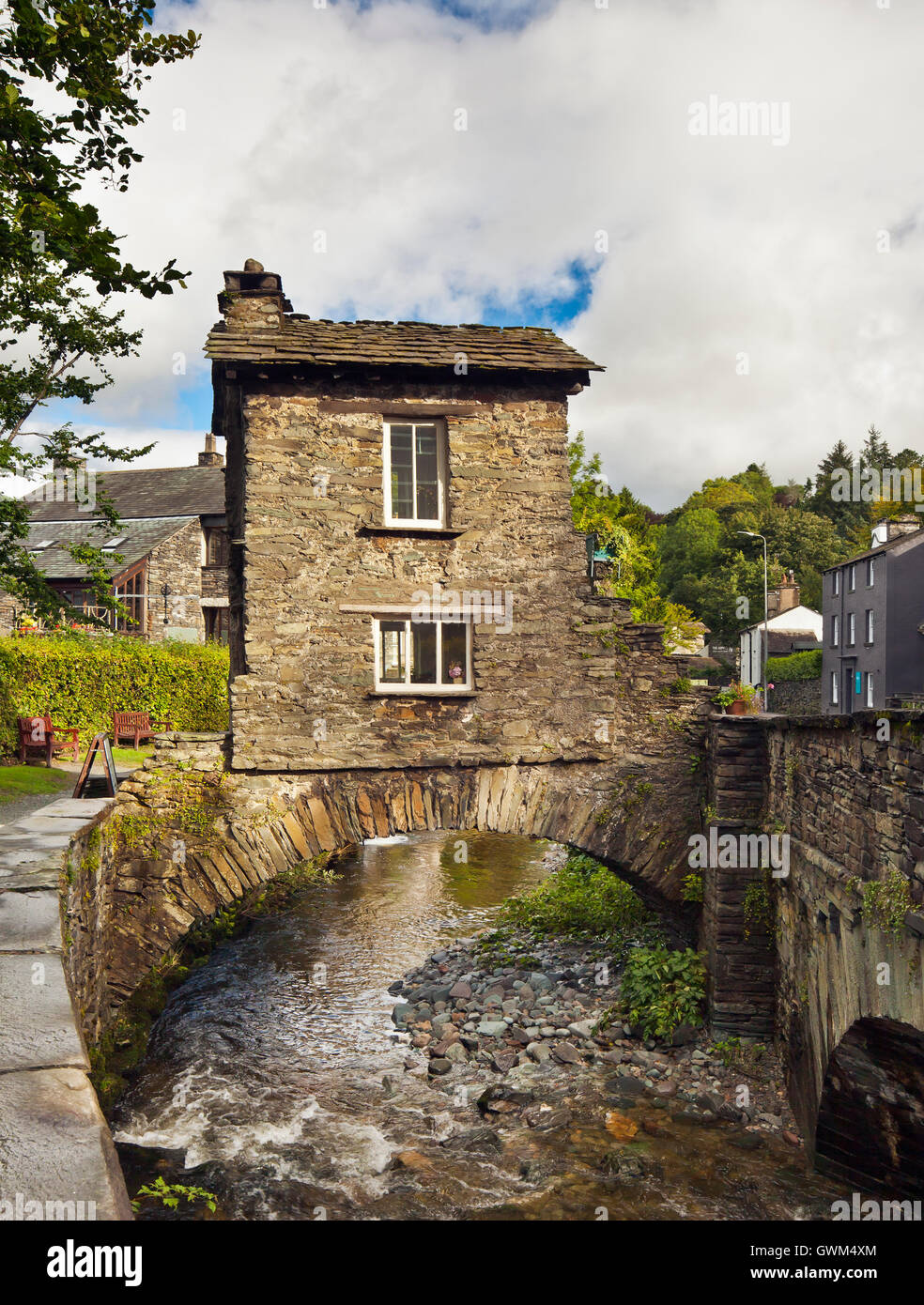 Bridge House, Ambleside. Banque D'Images