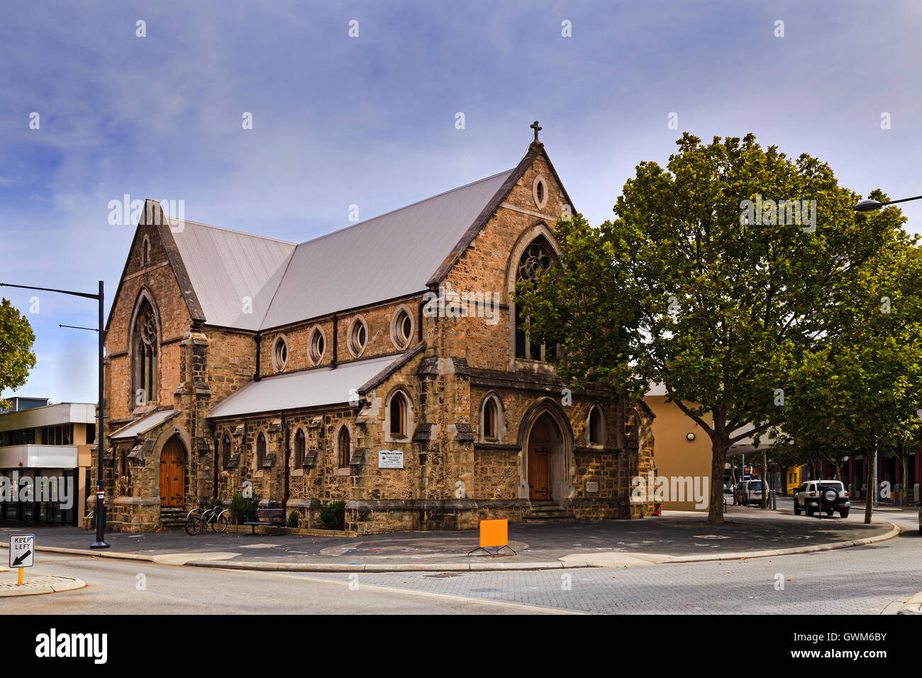 Dans l'Eglise australienne Australie - Église catholique historique dans Fremantle ville près de la ville de Perth, Australie occidentale. Banque D'Images