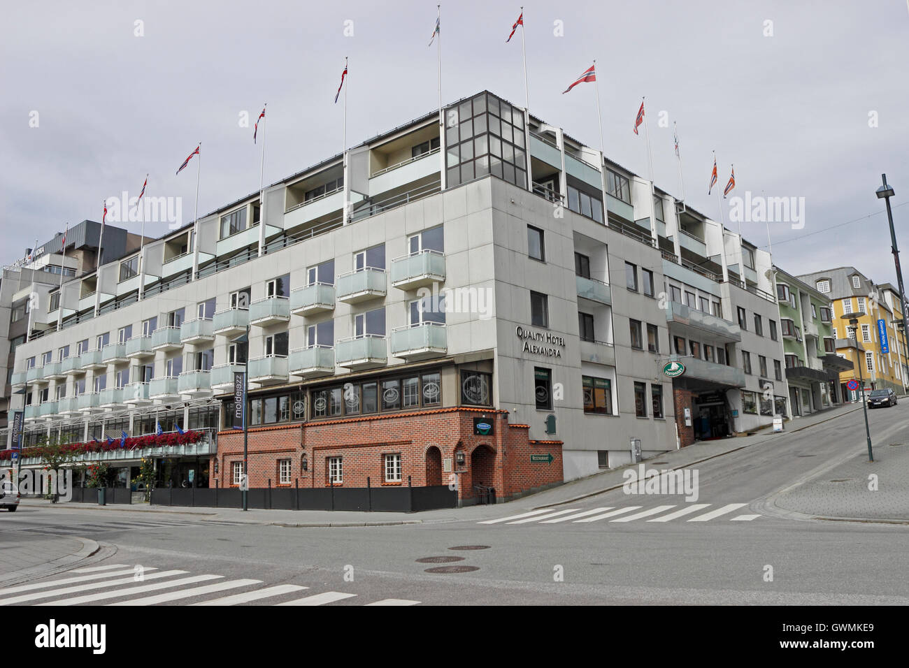 Le Quality Hotel Alexandra Molde, Norvège Banque D'Images