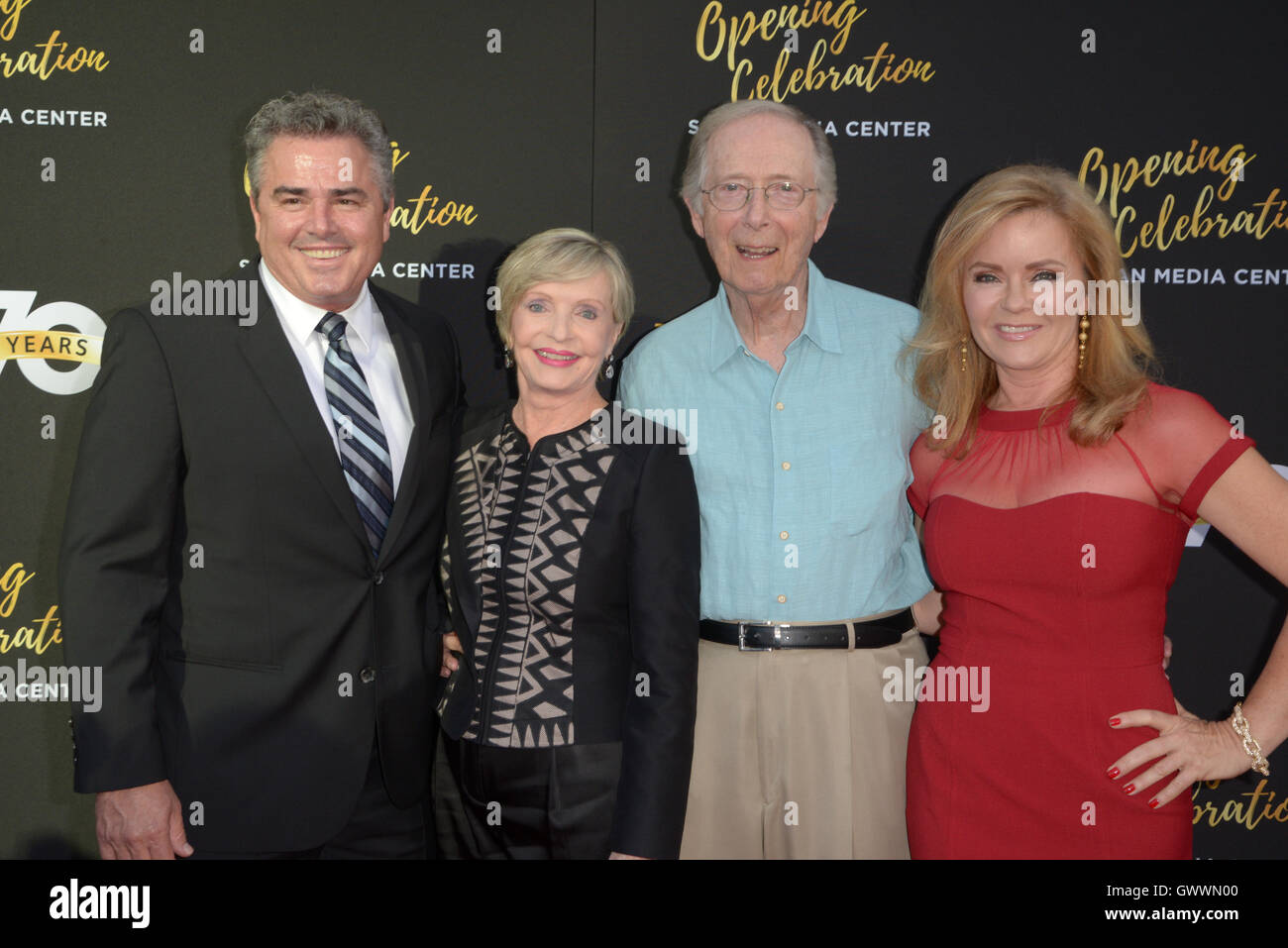 70 ans de l'Académie de la télévision - Arrivées de gala mettant en vedette : Christopher Knight, Florence Henderson, Bernie Kopell, Jill Whelan Où : Los Angeles, California, United States Quand : 02 Juin 2016 Banque D'Images