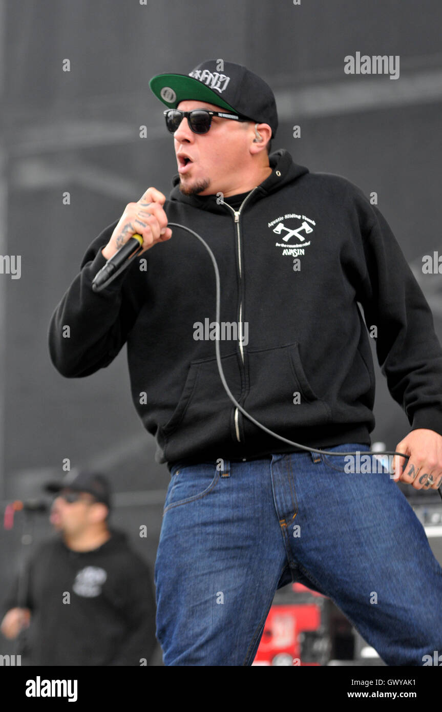 Rock sur la gamme 2016 comprend : Payable on Death Où : Columbus, Ohio, United States Quand : 21 mai 2016 Banque D'Images