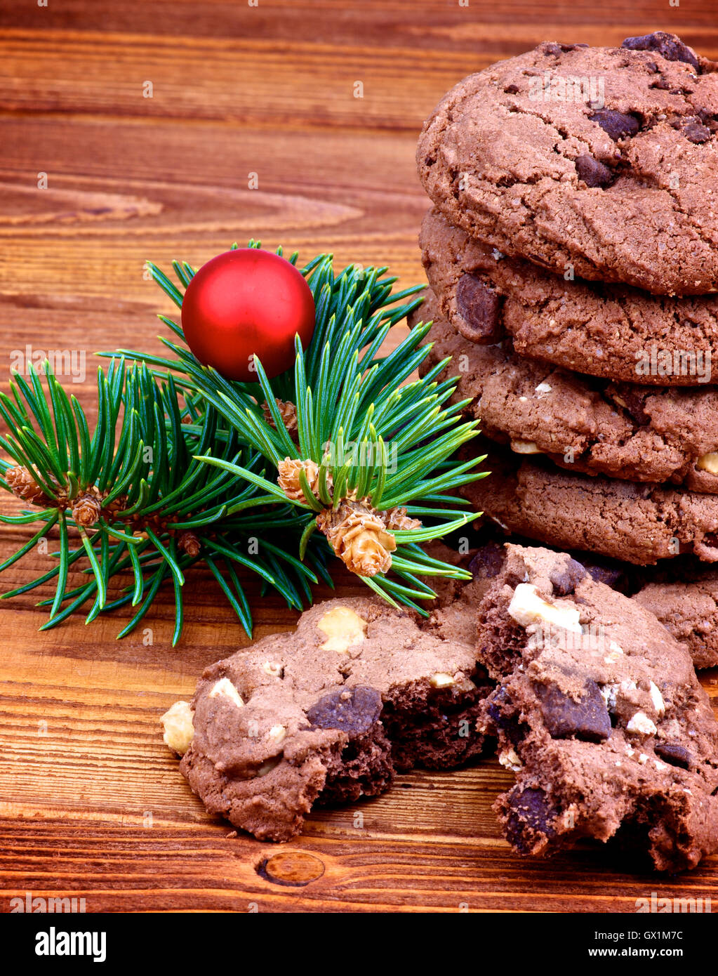 Biscuits de Noël Banque D'Images