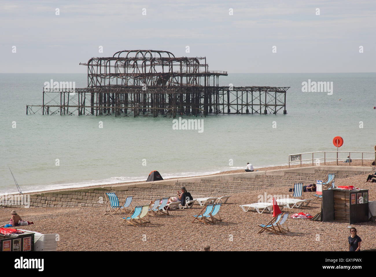 Front de mer de Brighton East Sussex England UK Europe Banque D'Images