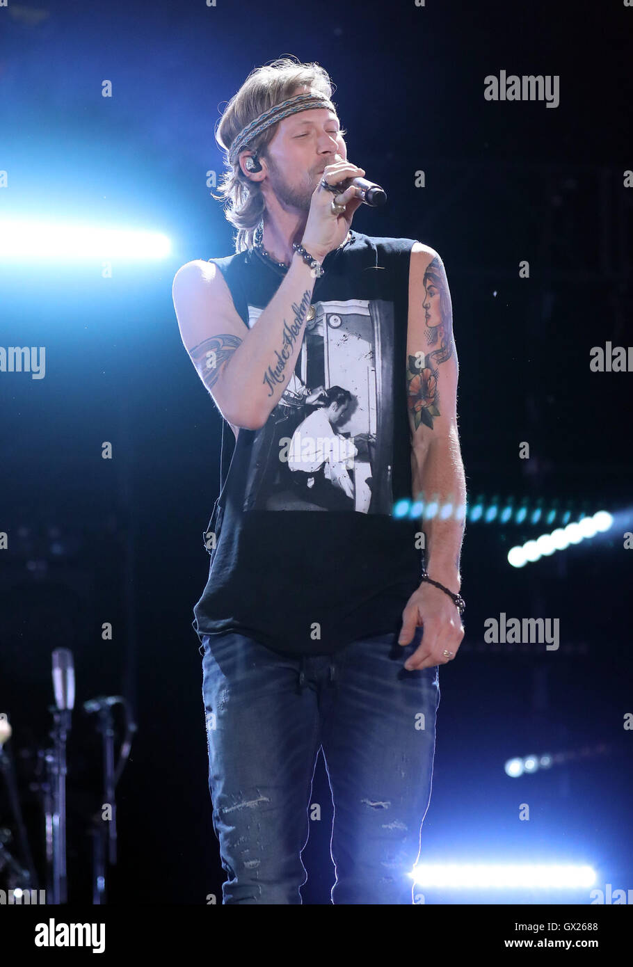 016 MA Music Festival - Jour 3 - Performances Avec : Brian Kelley Où : Nashville, Tennessee, United States Quand : 11 Juin 2016 Banque D'Images