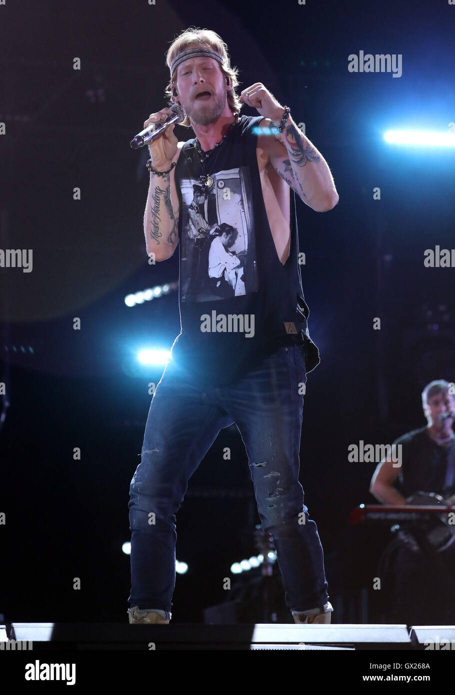 016 MA Music Festival - Jour 3 - Performances Avec : Brian Kelley Où : Nashville, Tennessee, United States Quand : 11 Juin 2016 Banque D'Images